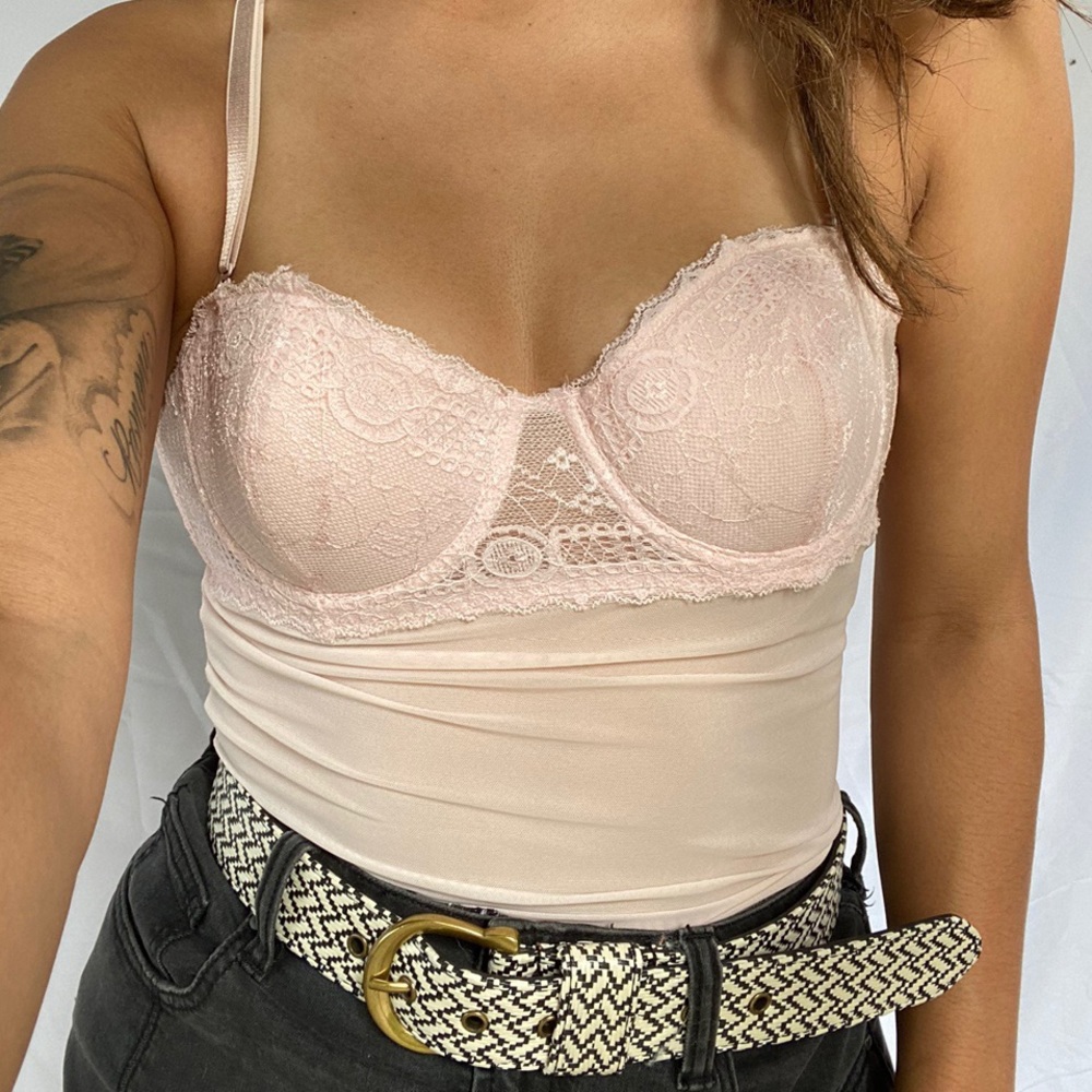 Rampage babydoll lace top